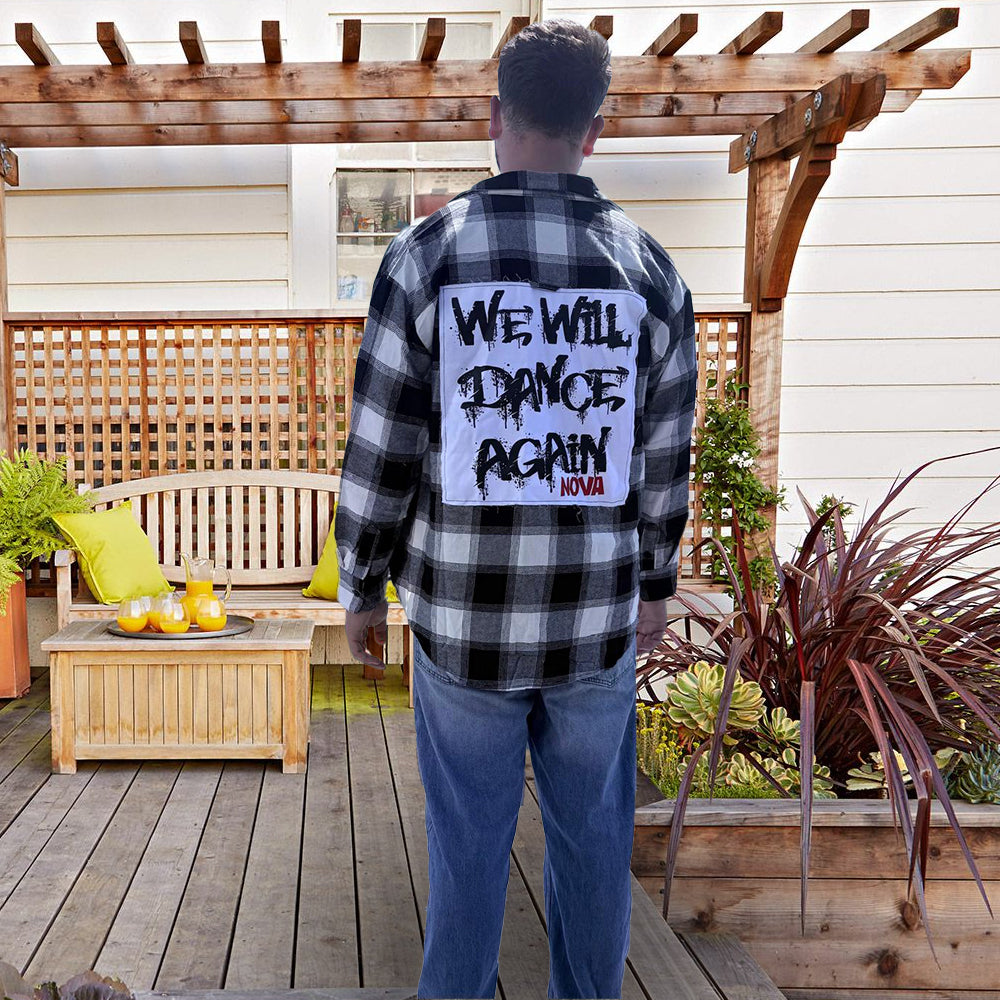 We Will Dance Again Button Down Flannel Shirt